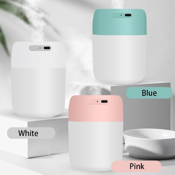 220ML Mini Luftfugtighedsmaskine USB Super Stille Aroma Diffuser Mist Maker til Bil Pink