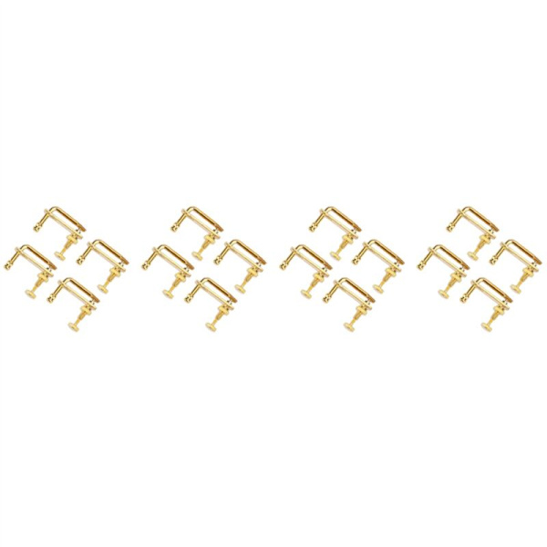 16 stk. Fiolin Fine Tuners Gullstrengjusteringsdeler Erstatning for 4/4