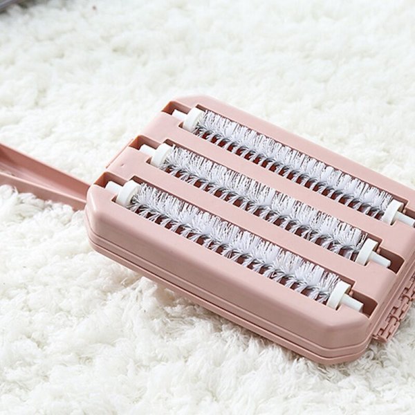 Tæppebørste Sweeper Snavs Håndholdt Sofa Seng Kæledyrshår Snavs Snavs Pels Rullebørste Husholdnings Rengøringsværktøj