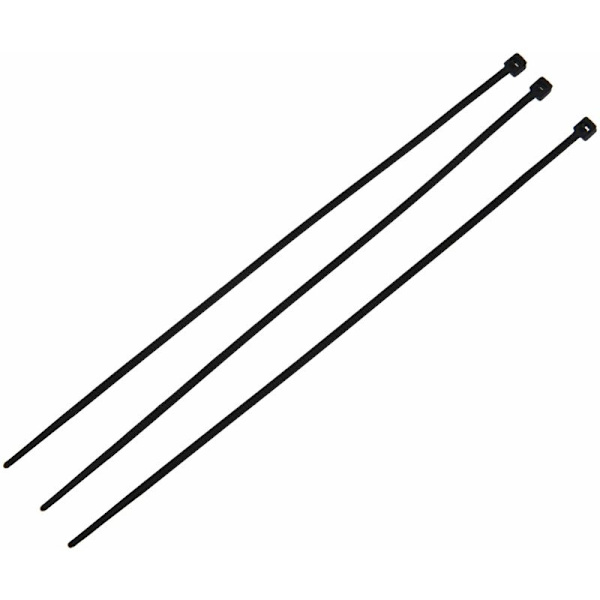 Netværk Nylon Kabel Zip Tie Snor 2X150Mm 500 Stk Sort