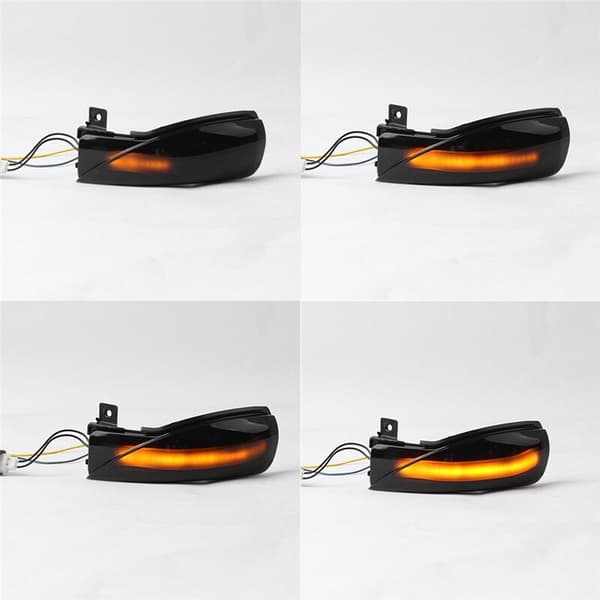LED dynamisk side speil blinklys lampe for 3 BL 2008-2014 6 2007-2015 røkt