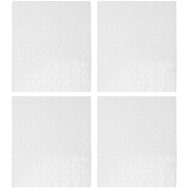 10 stk. A4 DIY termotransferpapir blankt farvesublimering printbart puslespil til varmepresse sublimeringsmaskine skab en unik