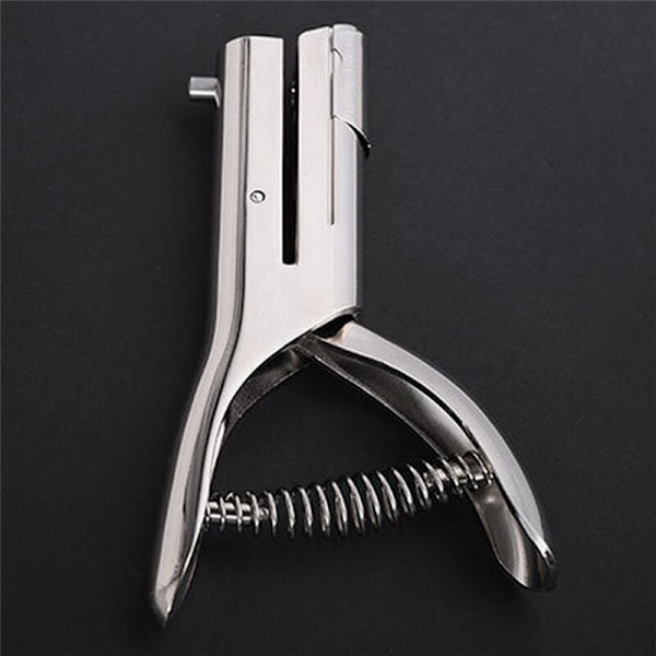 Enhullsstans 3mm Rundstans Bærbar Lang Hullstans