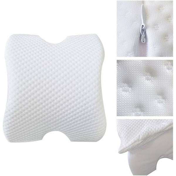 Multifunksjonell Memory Foam Pude Skum Nakkepute U-formet Nakkepute, Slow Rebound Sovepute Ice Silk Rebound Pude for-Fei Yu