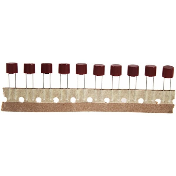10 stk radialkabler - Treg sikring T3.15A 250V