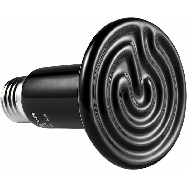 E27 50W Sender Radiator Dyr Infrarød Pære Keramisk Varmeapparat, Reptillampe til Padder, Slange, Fugle, Skildpadde, Kat, Hund