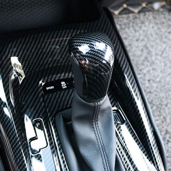 Fiber Gear Shift Knob Cover Trim til 2019-2020