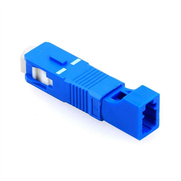 4X Optisk Utstyr Verktøy LC til SC Hann Hybrid Flens Enkeltmodus 9/125 SM Fiber Adapterkontakt