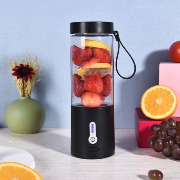 530ML bærbar elektrisk juicer smoothie blender USB oppladbar matprosessor fruktmikser mini juicer blender kopp B