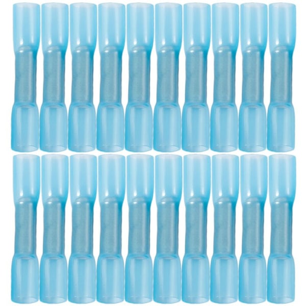 20X Isolerad Termisk Krympslang Ändhylsa Elektrisk Crimp Terminal Anslutning 14-16AWG