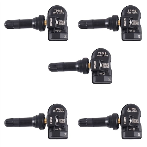 5X Programmerbar MX-sensor 315MHZ+433MHz 2 i 1 Däcktrycksövervakningssystem Universellt Utbytbart TPMS-verktyg för