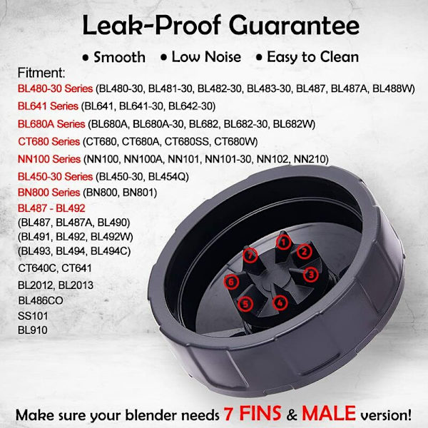 24 Oz Koppar med To-Go Lock, 7-Fin Extraktorblad, för Nutri Ninja Auto IQ Blender BN801 SS101 BL480-30 BL641 BL642-30