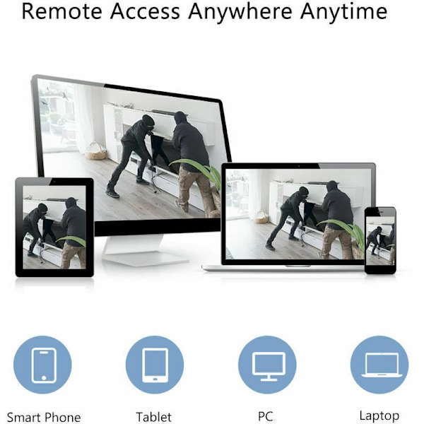 1080P 2.0MP Analogt Kuglekamera med Indbygget Metalhus 36 stk. IR-CUT LED Lys Smart Bevægelsessystem IP66 Vandafvisende PAL System, Enkeltdelskamera