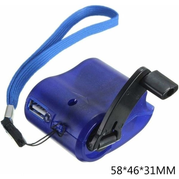 USB bærbar håndsving telefon håndsving nødsituation USB oplader håndsving MP4 oplader mobiltelefon manuel udendørs strømforsyning-