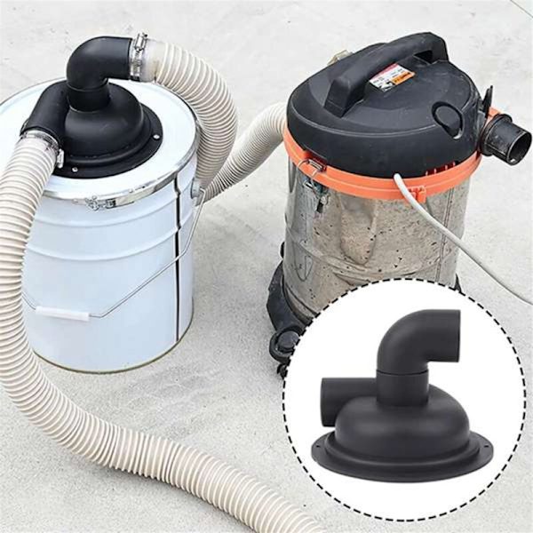 2 kpl pölynimurin syklonierotin kansi kyynärpäällä DIY helppo asentaa syklonikansi pölynkerääjä