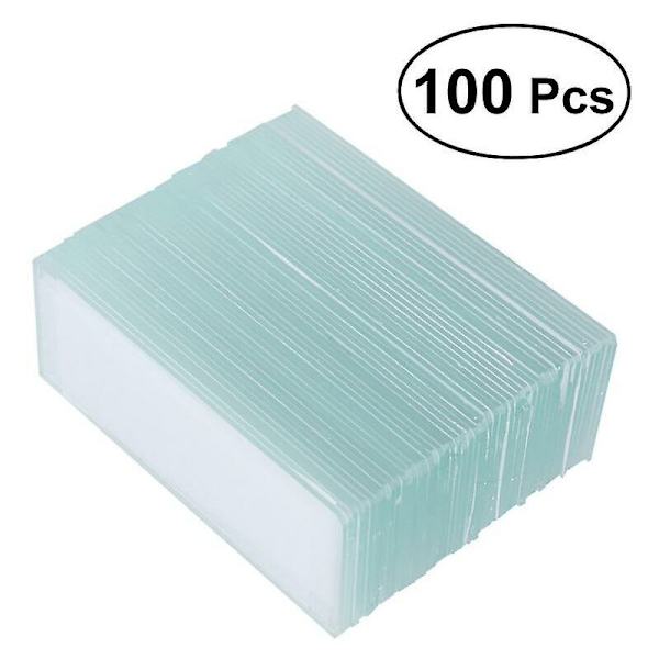 100 stk. klargjorte mikroskopglas