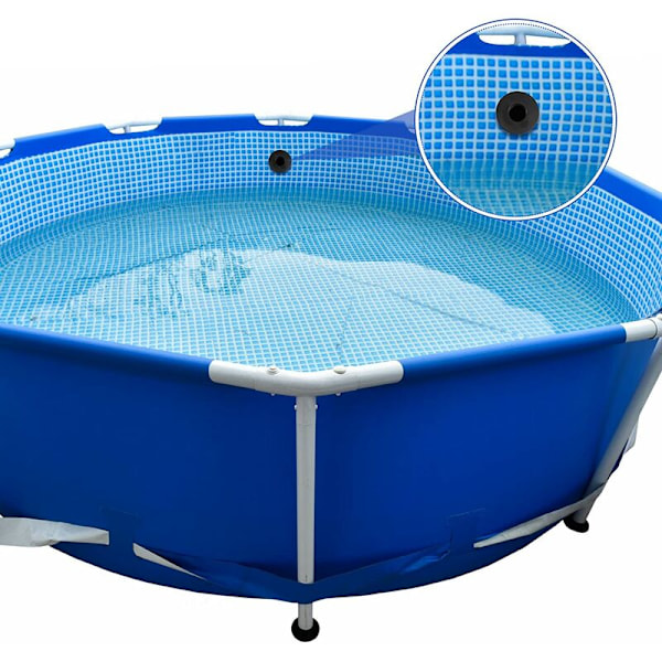 Stykker I Jord Swimming Pool Filter Pumpe Si Strainer Hul Prop Solid Farve Sommer Swimming Pool Tilbehør PVC Pool Pumpe Prop Pool Aftapningsprop (Sort
