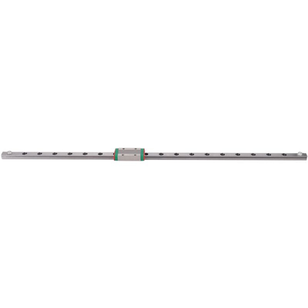 1 stk 9 mm lineær styreskinne miniatyrskinne MGN9 400 mm lineær skinne og 1 stk MGN9H miniatyrskinneslide