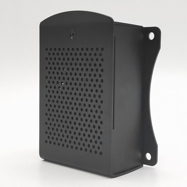 Aluminium kølehylster til Raspberry Pi 2B 3B 3B+ - Sort (Pi 2B 3B medfølger ikke)