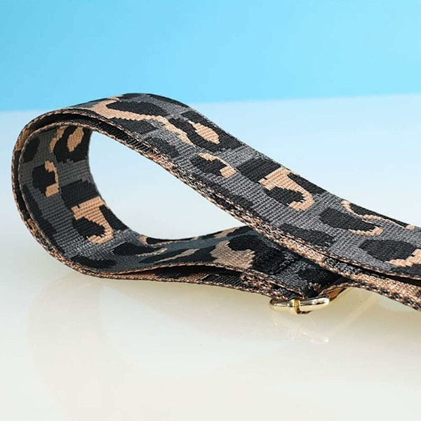 DENUOTOP Damväska Crossbody Stor Färgglad Leopardmönstrad Läder Crossbody Handväskor Crossbody Justerbar Axelrem för Bärväskor Coi