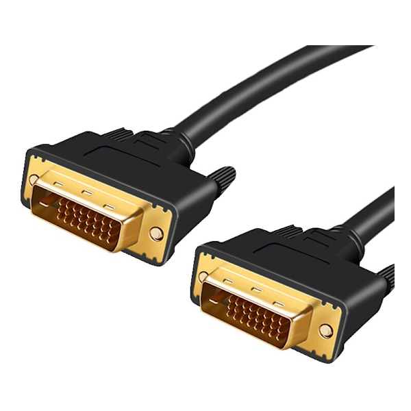 DVI-D Hann til 24+1 Pins Data Linjekabel HD Datamaskin Monitor Video Tilkobling