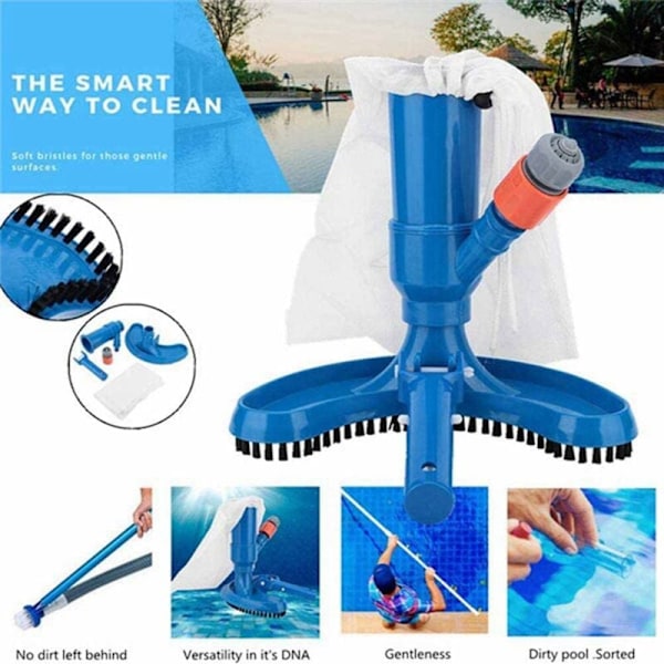 10 stk. fint poolrenser sugepose plastik pool støvsugerpose spa støvsuger netpose til svømning