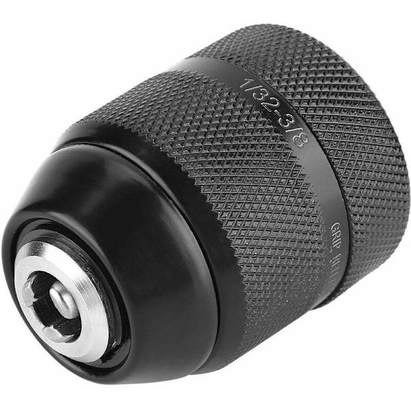 0,8 mm-10 mm nyckellös borrchuck, 3/8\" gängad chuckless elektrisk borrchuck för elektrisk borr
