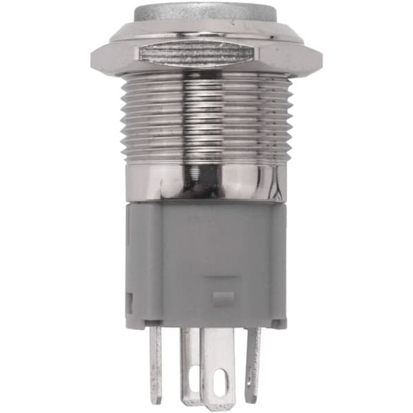 12V 16mm Bil LED Momentan Tryckknappsbrytare Blå