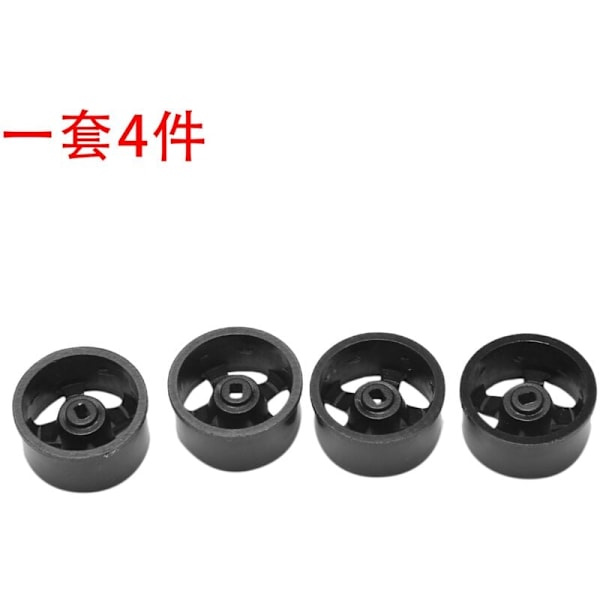 Lämplig för 1/28 universella modeller av plasthjul med en diameter på 20 mm (4 stycken) tillbehör ramhjul D.