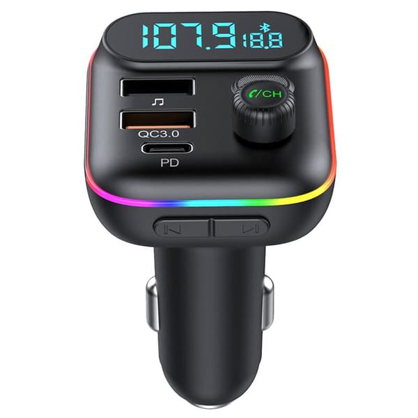 T70 Bil Bluetooth MP3-afspiller FM-sender Universal USB-oplader Tilbehør