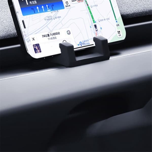 Silikonbiltelefonholder for modell 3 2024-dashbord