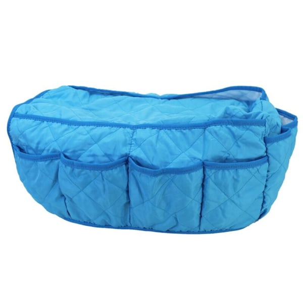 Sofa Armrest Hengepose Oppbevaringspose Organizer Holder med Lommer Armstol Hengepose Oppbevaringspose Hjem Holder Blå