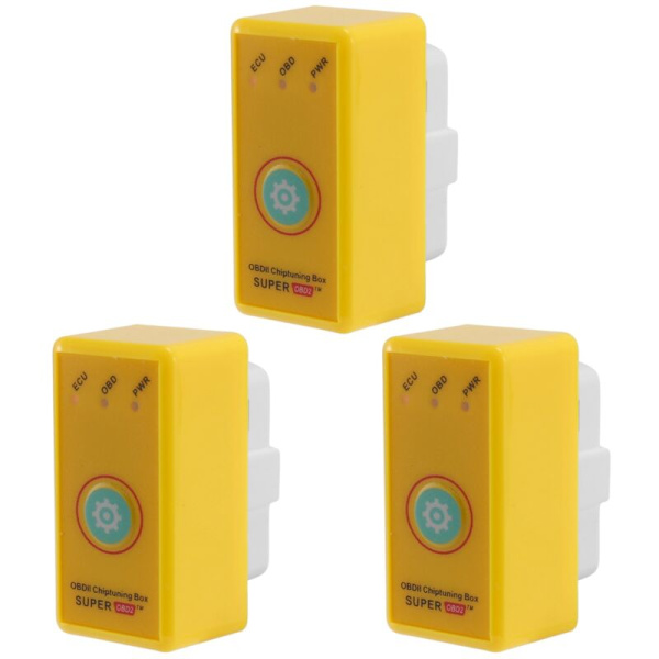 3X Super OBD2 Bil Chip Tuning Box Sæt og Kør Mere Effekt