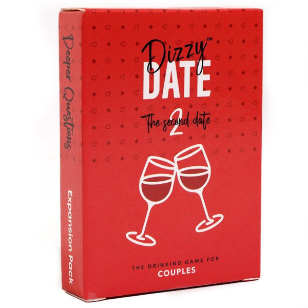 Roligt kortspel för par, jubileums- och alla hjärtans dagpresenter Dizzy date