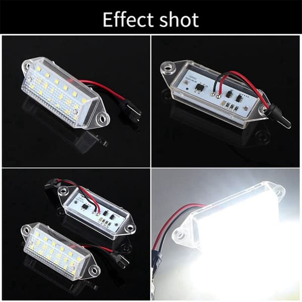 2 st LED-nummerplåtsbelysning vit för VIII 2004-2008 X 2008-2018