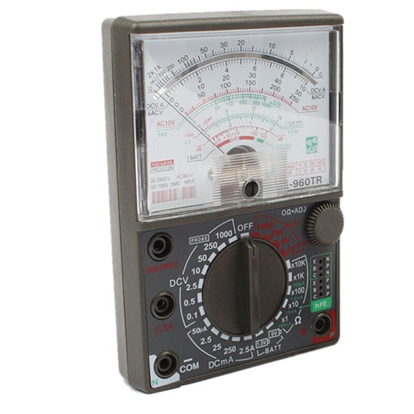 960Tr AC DC Analog Multimeter Strømmåler Volt Ohm Elektrisk Multimeter
