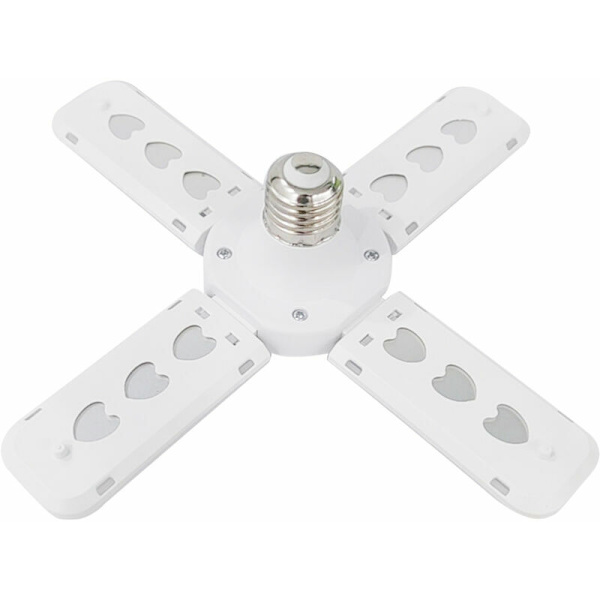 LED-tallivalot - himmennettävät tallin kattovalot, 6000LM 6500K E27/B22 LED-tallivalot, joissa on 4 säädettävää paneelia talleihin, työpajoihin, sisätiloihin