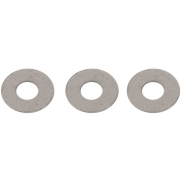 Rostfria plana brickor för metriska M2-bultar och skruvar 2,2 mm x 5 mm x 0,3 mm 50 st