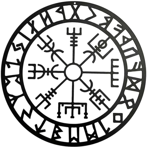 Metalliseinätaide, Pohjoismainen viikinkisymboli Odin, ontto metalliseinäriipus