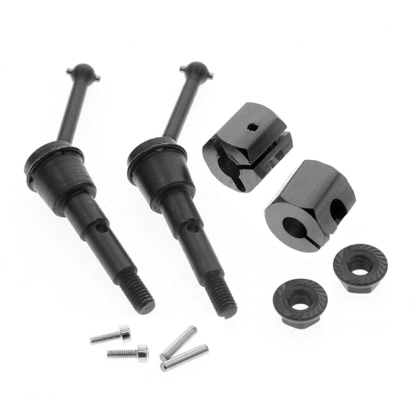 2-pack metall CVD drivaxelmuttrar och adapter för SW-01 SW01 1/24 4WD fjärrkontrollbil uppgraderingsdelar,