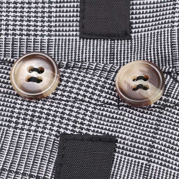 Söpö kaniinin hihna ja vyösetti säädettävällä eläinnapin koristeella (L)-
