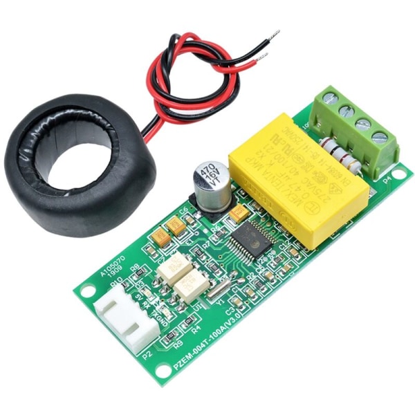 AC Digital Multifunktionsmåler Watt Ampere Testmodul PZEM-004T til TTL COM2/COM3/COM4 0-100A