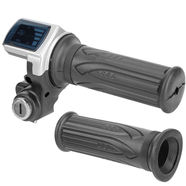 36V Halv Twist Throttle med LED Strømindikator Nøglelås til Elcykler Scootere