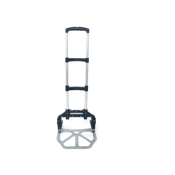 Foldbar Håndtruck, Aluminium Legering Sack Truck Håndvogn, Bærbar Bagagevogn Med Teleskopisk Håndtag Og Gummihjul, Belastningskapacitet
