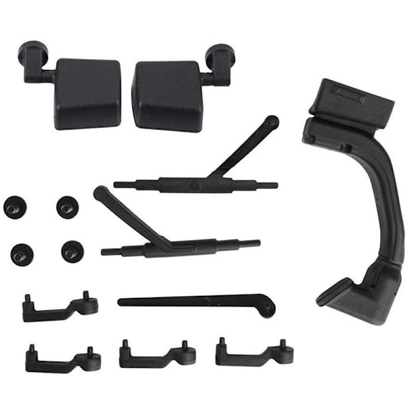 RC-bildörrhandtagssats torkarspegelset för 1/10 Axial 313mm karossuppgradering del tillbehör
