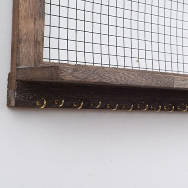 Vægmonterede moderne træhylder Flydende opbevaringshylde DIY-hylder Potteholder til hjemmets vægdisplay