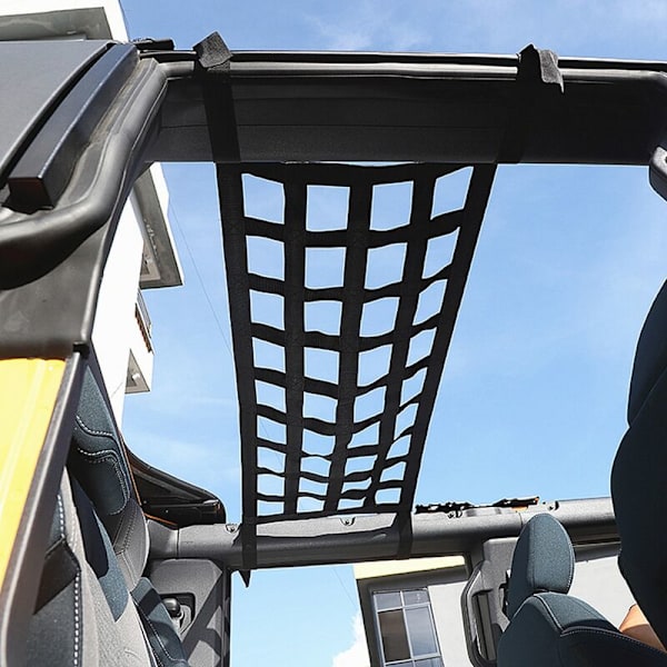 Taklast Hammock Net Cargo Net Hengekøye for 2021 2022 Tilbehør, Svart
