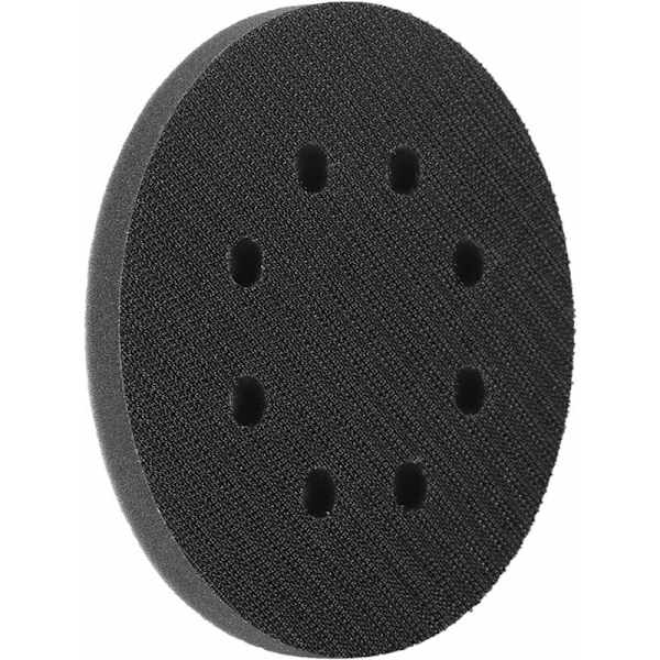 125mm Blød Svampe-Interfacepude 8 Huller, Krog-og-Sløjfe Interface Pude til Slibepuder (8 Huller)