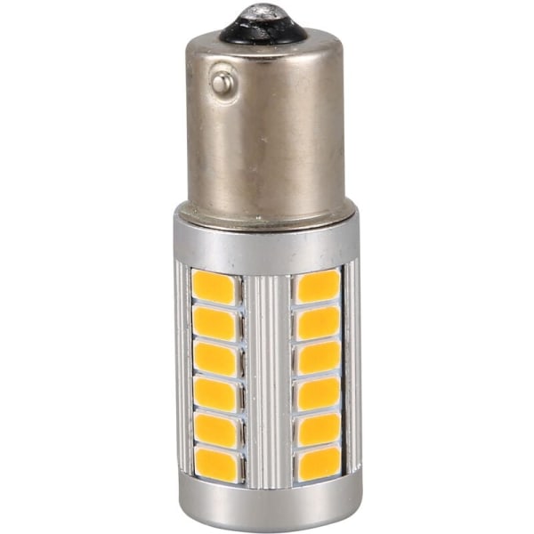 4 stk. 1156Py Bau15S Py21W Led 33 Smd Bil Baglygte Blink Brems Baklygte Signalpære Y