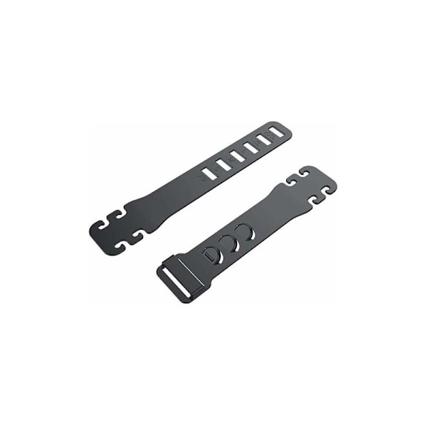 Maskklämmor, Justerbar Snörextension för att Lindra Örontryck och Smärta för Vuxna och Barn, Svart, 10-pack